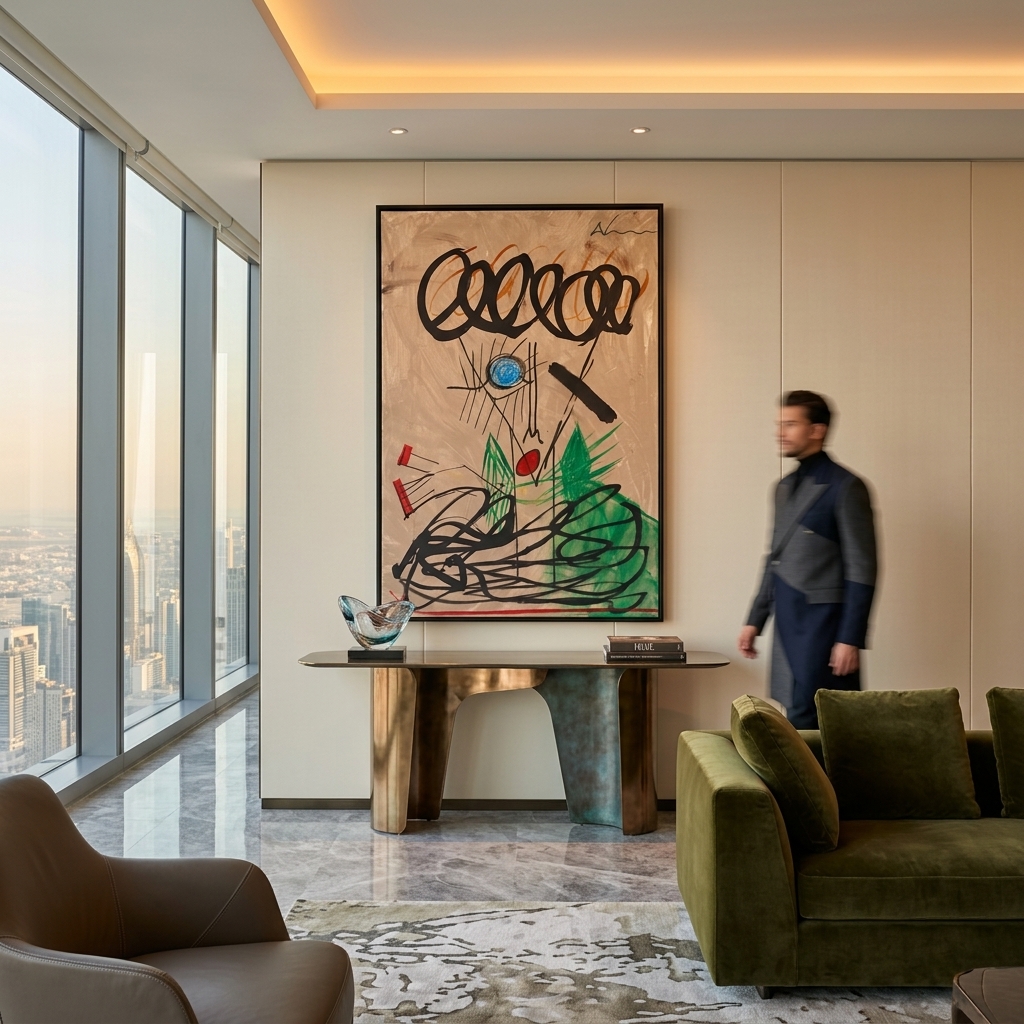 Green Jacket by original contemporary painter Mr. Normal, mr. normal, featuring high-end Mr. Normal Art, mr normal art, designed by Mr. Normal Artist, mr normal artist